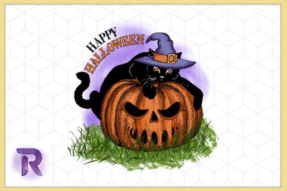 Everyday is Halloween Cat Witch PNG Review