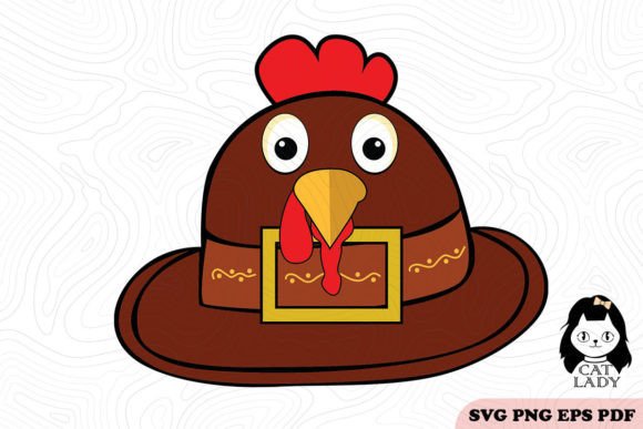 Free Cute Turkey Hat Thankful SVG PNG Review