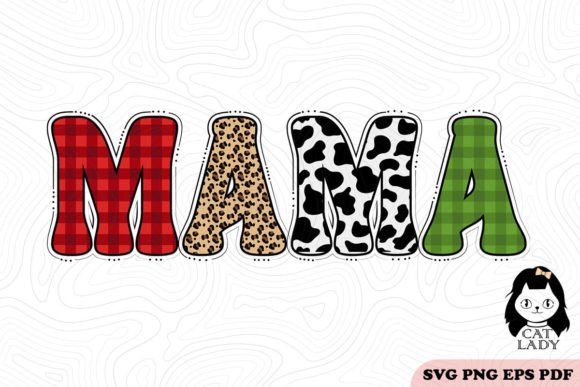 Free Plaid Mama Christmas SVG PNG Review