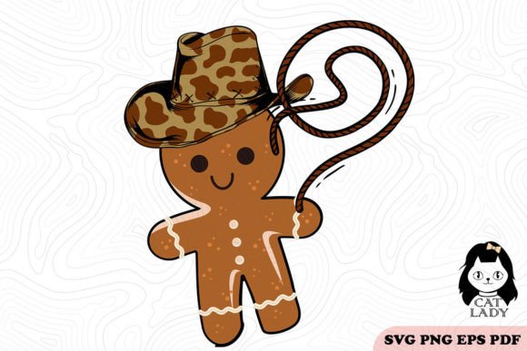 Gingerbread Cowboy Christmas SVG PNG Review