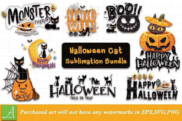 Halloween Cat Sublimation Bundle Review