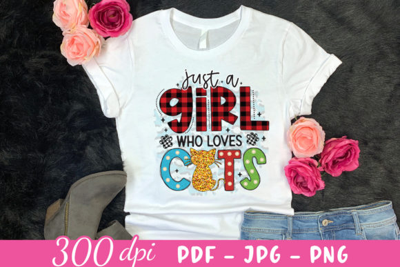 Just a Girl Who Loves Cats PNG Review