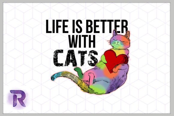 Life is Better with Cats Colorful Cat Embroidery Review